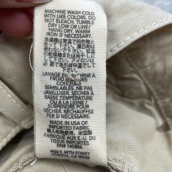 New The Great The Chino Ranger Khaki Pants Cotton Classic Sz 26 - Picture 13 of 13